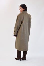 Cappotto lungo quadretti