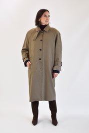 Cappotto lungo quadretti