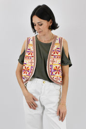 Gilet ricamato