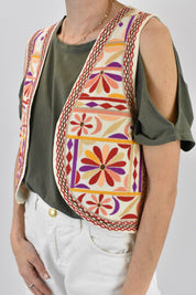 Gilet ricamato