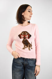 Maglia bassotto occhiali