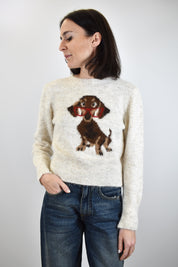 Maglia bassotto occhiali