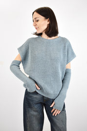 Maglia con manicotti