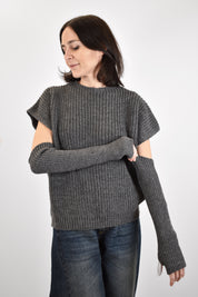 Maglia con manicotti