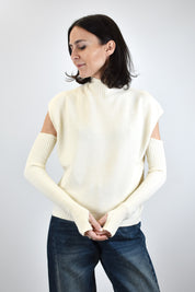 Maglia con manicotti