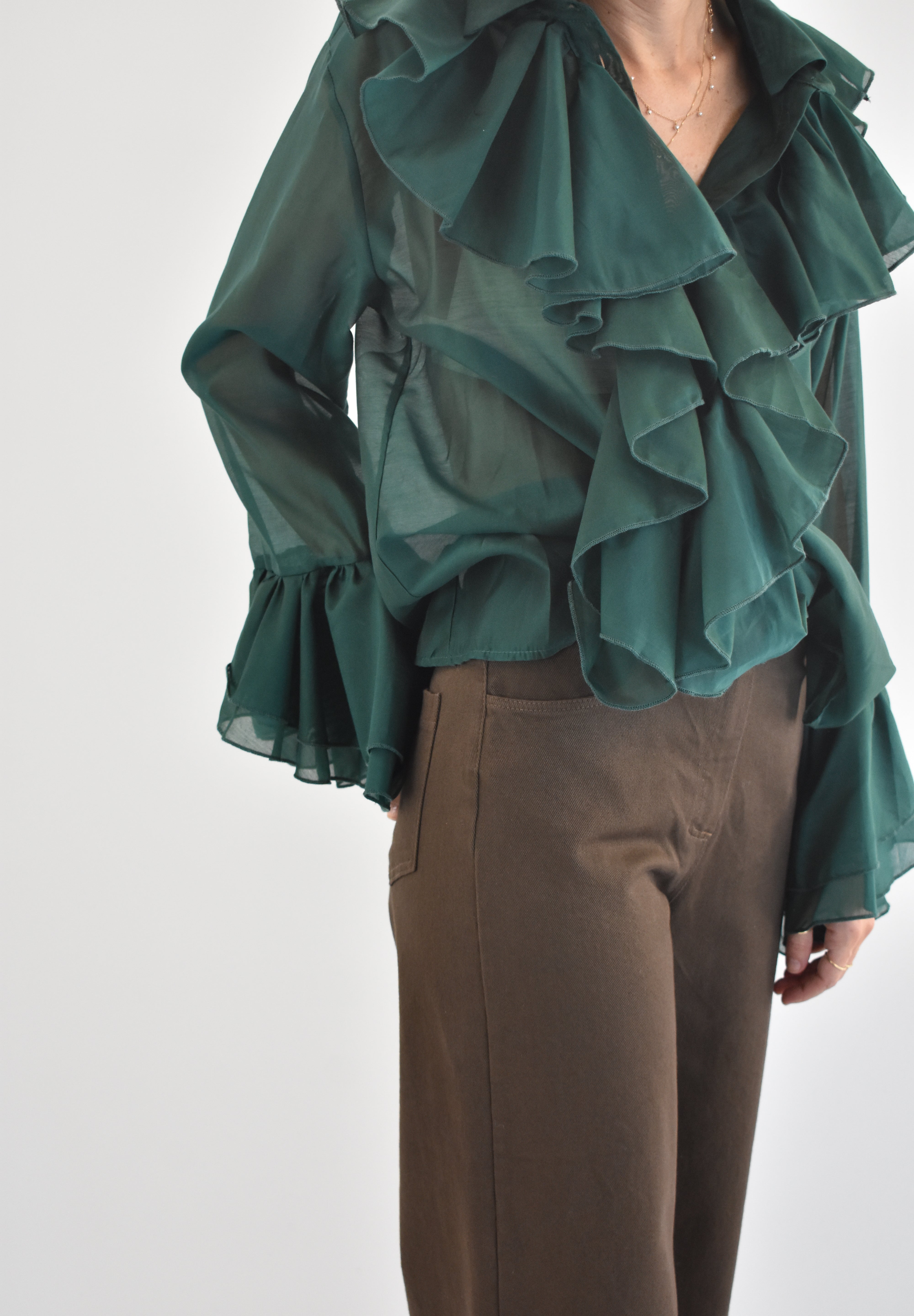 Camicia rouches