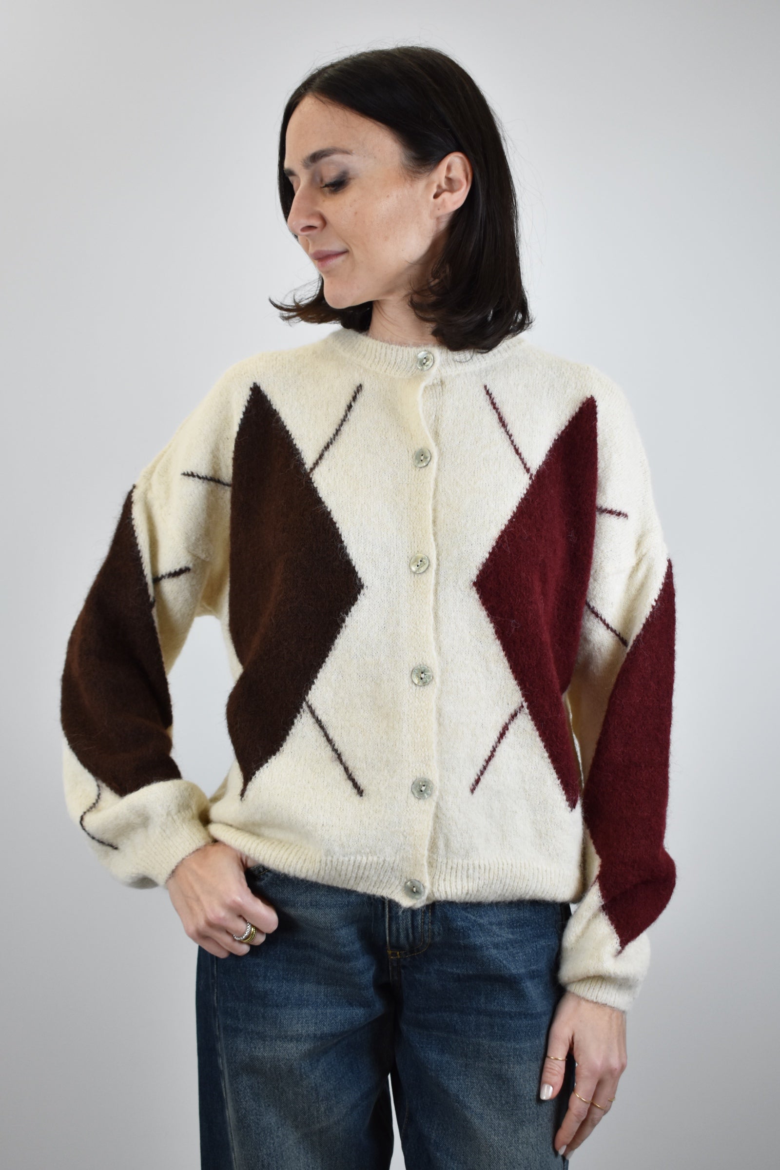 Cardigan rombi
