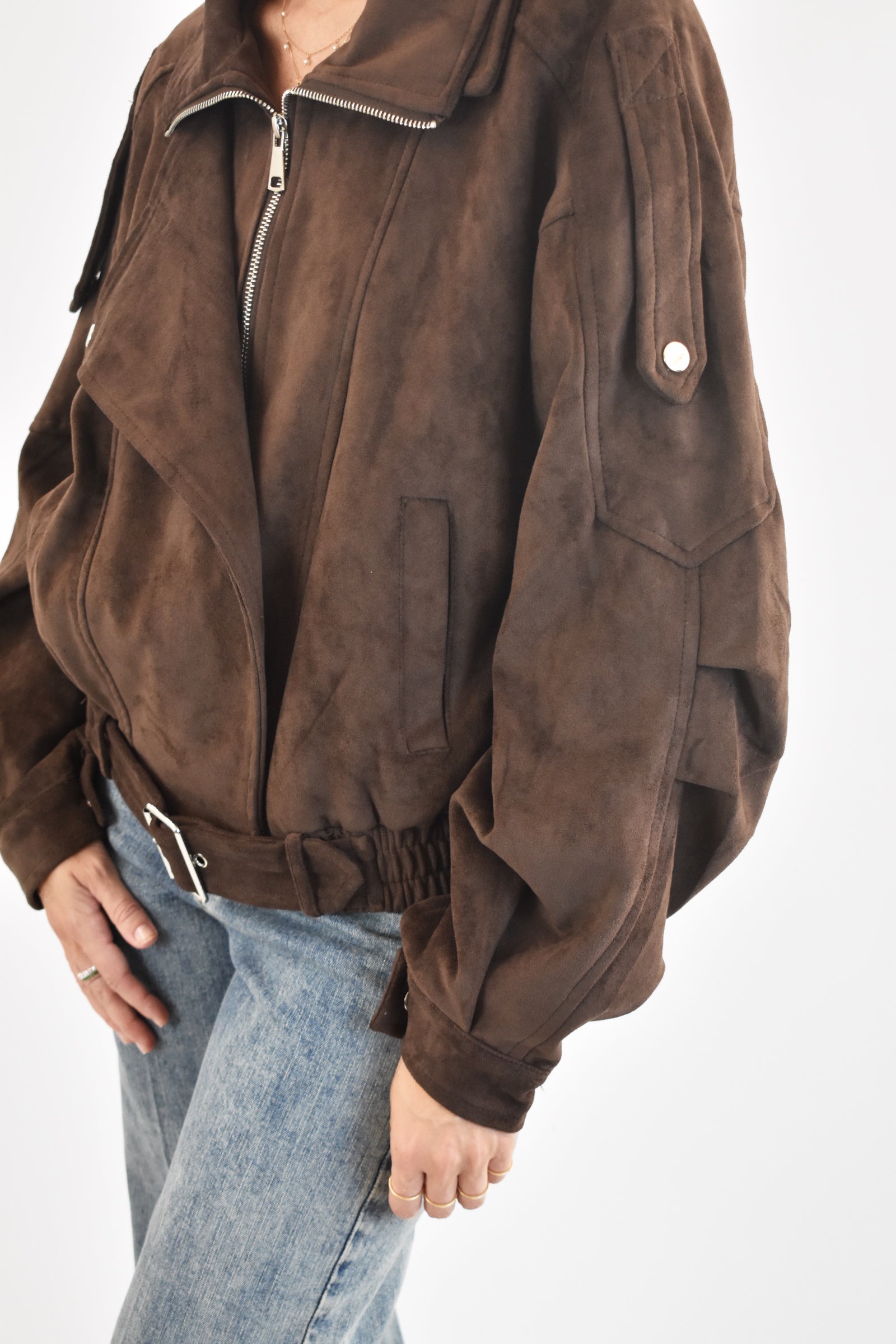 Chiodo suede