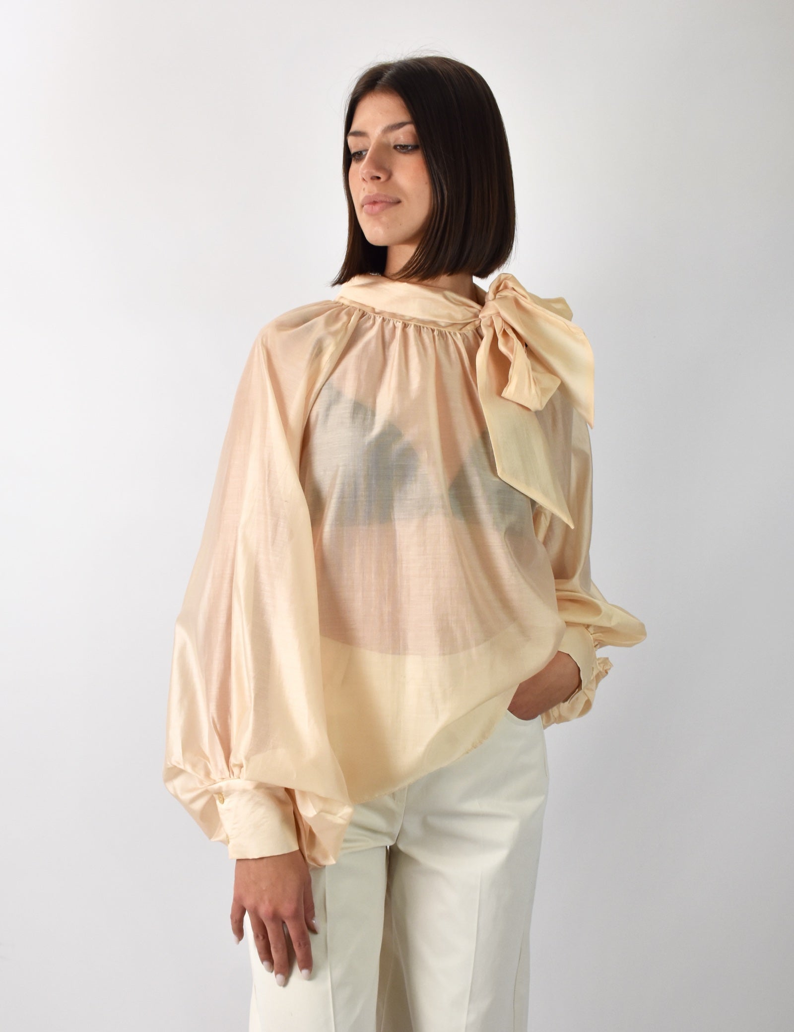 Camicia fiocco