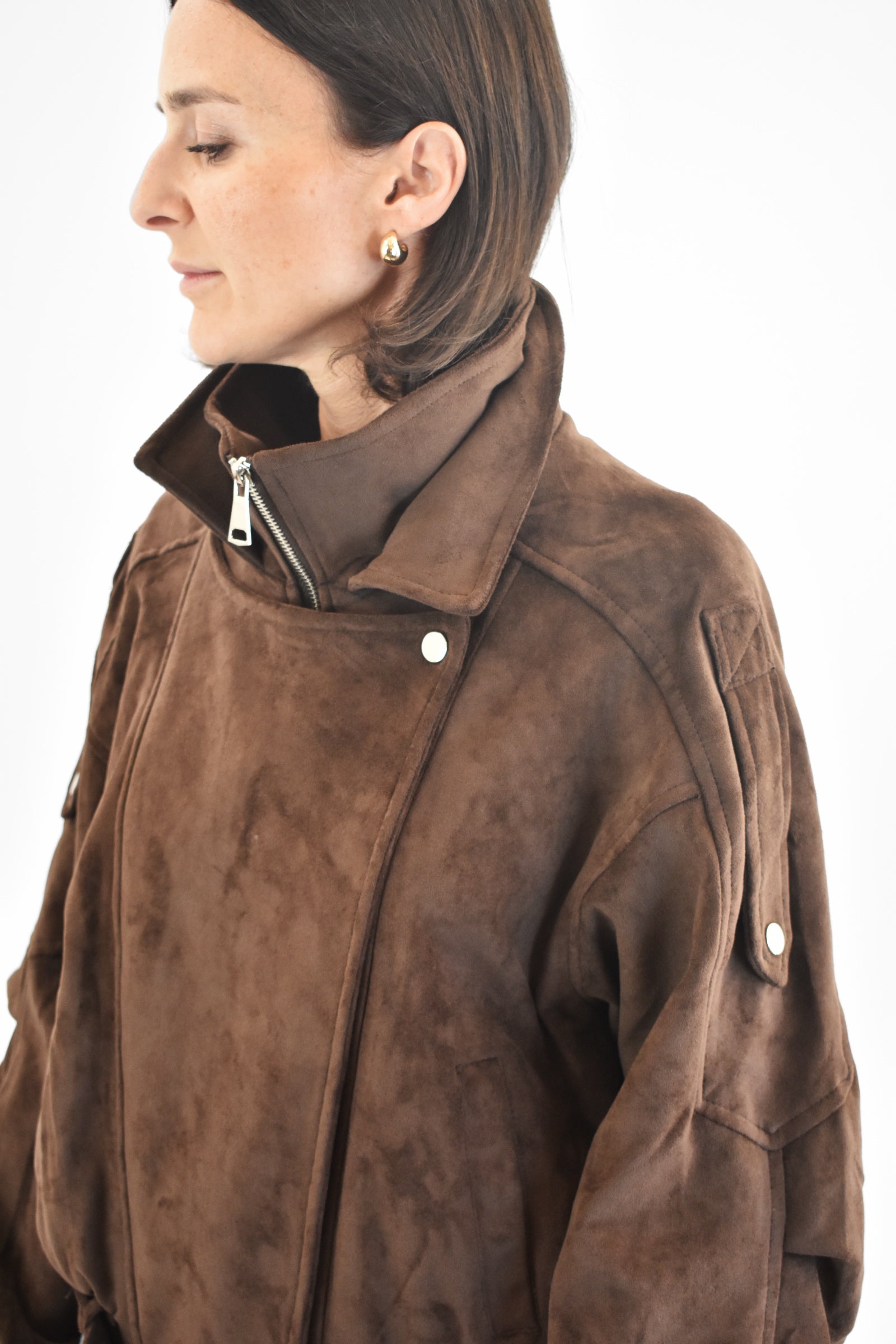Chiodo suede