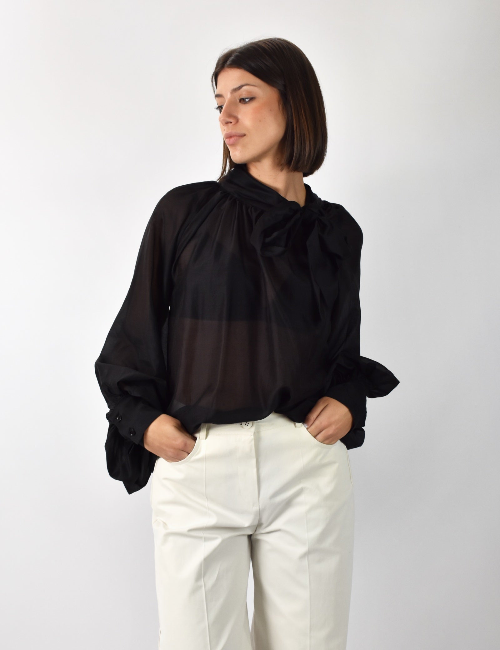 Camicia fiocco