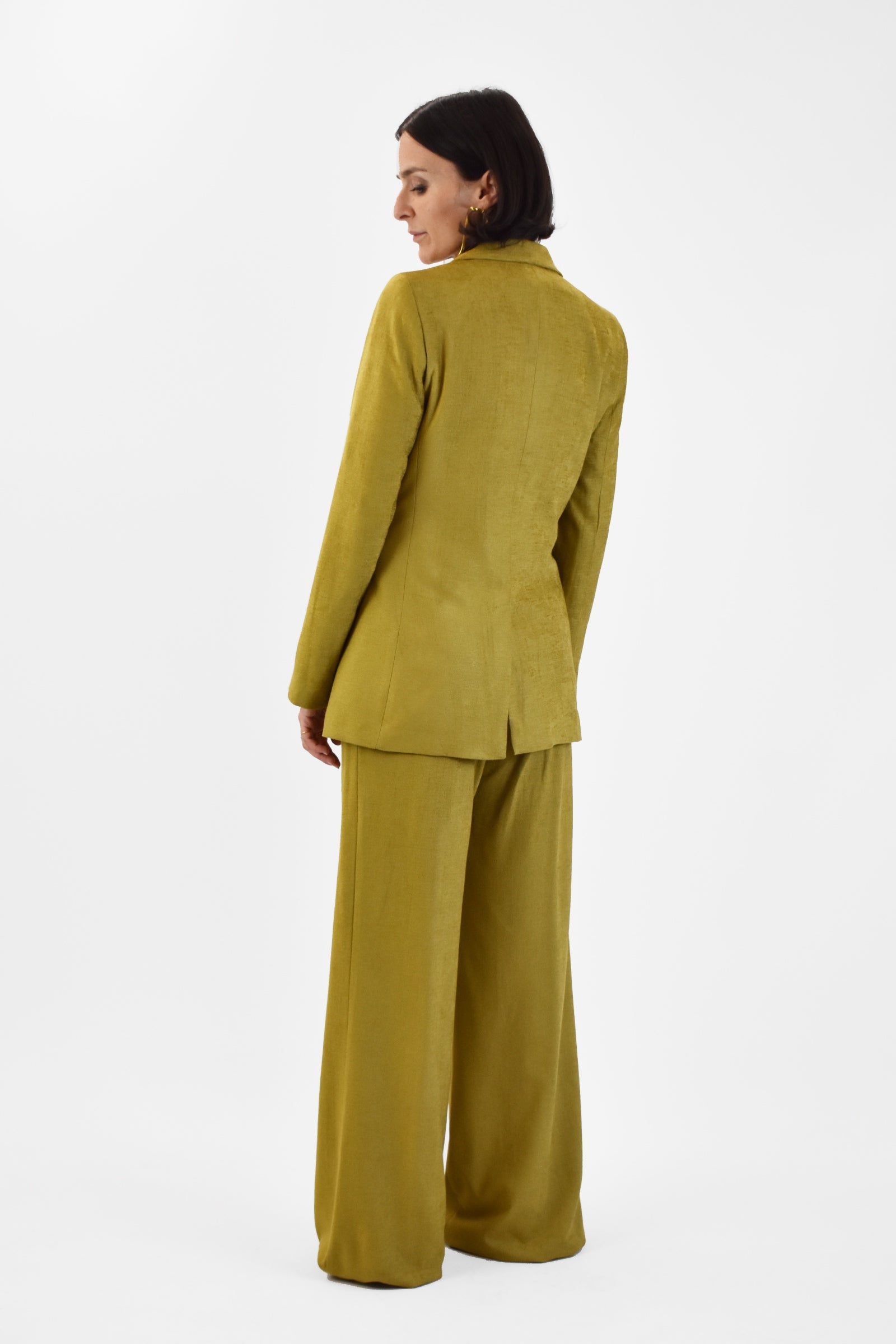 Pantalone palazzo velluto