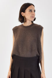 Gilet ecopelliccia