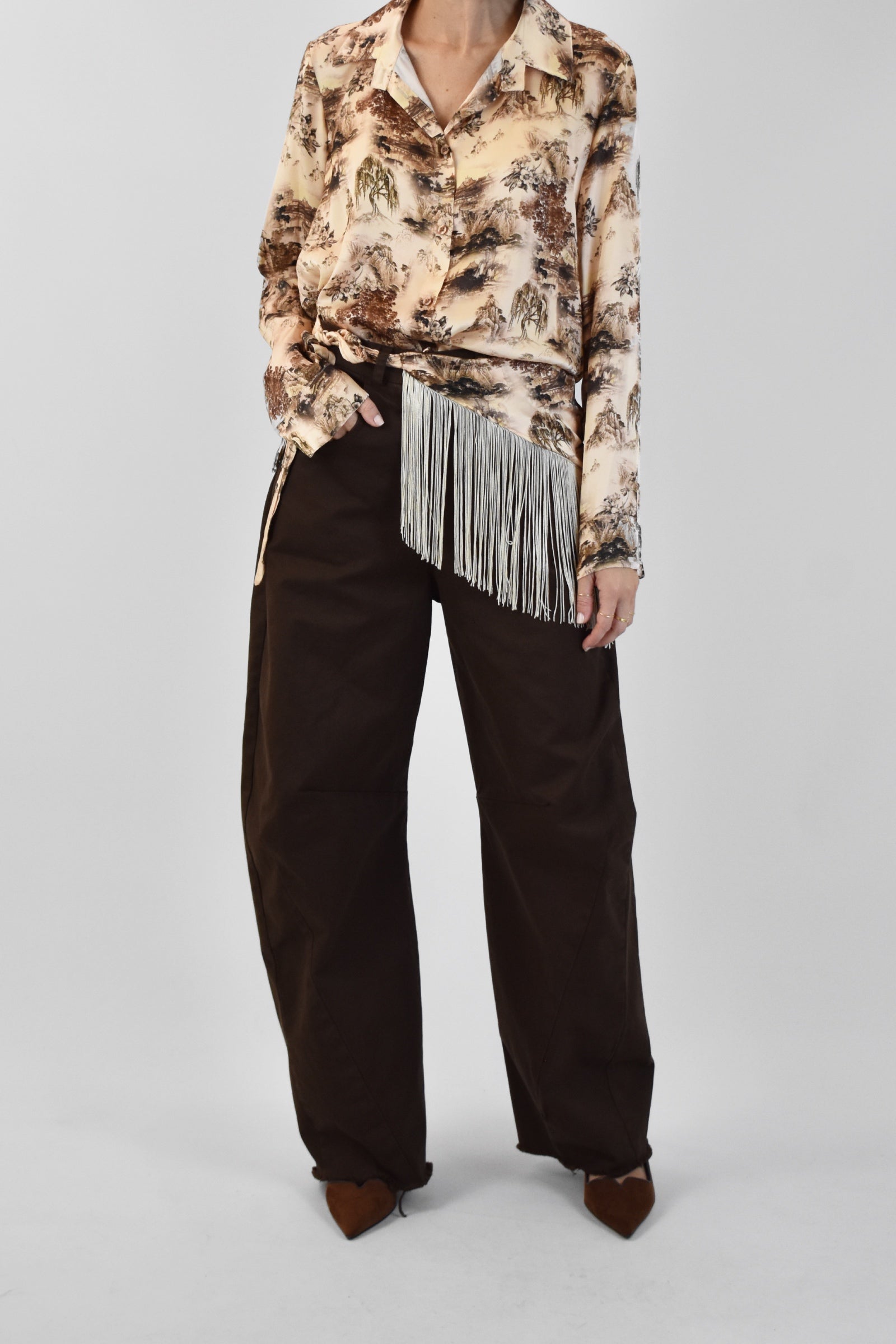 Camicia fantasia viscosa