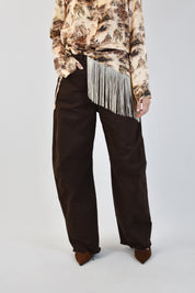Pantalone con foulard