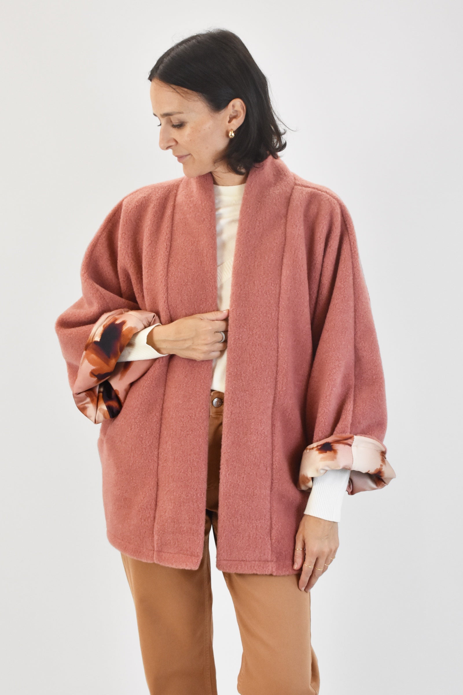 Bomber kimono reversibile