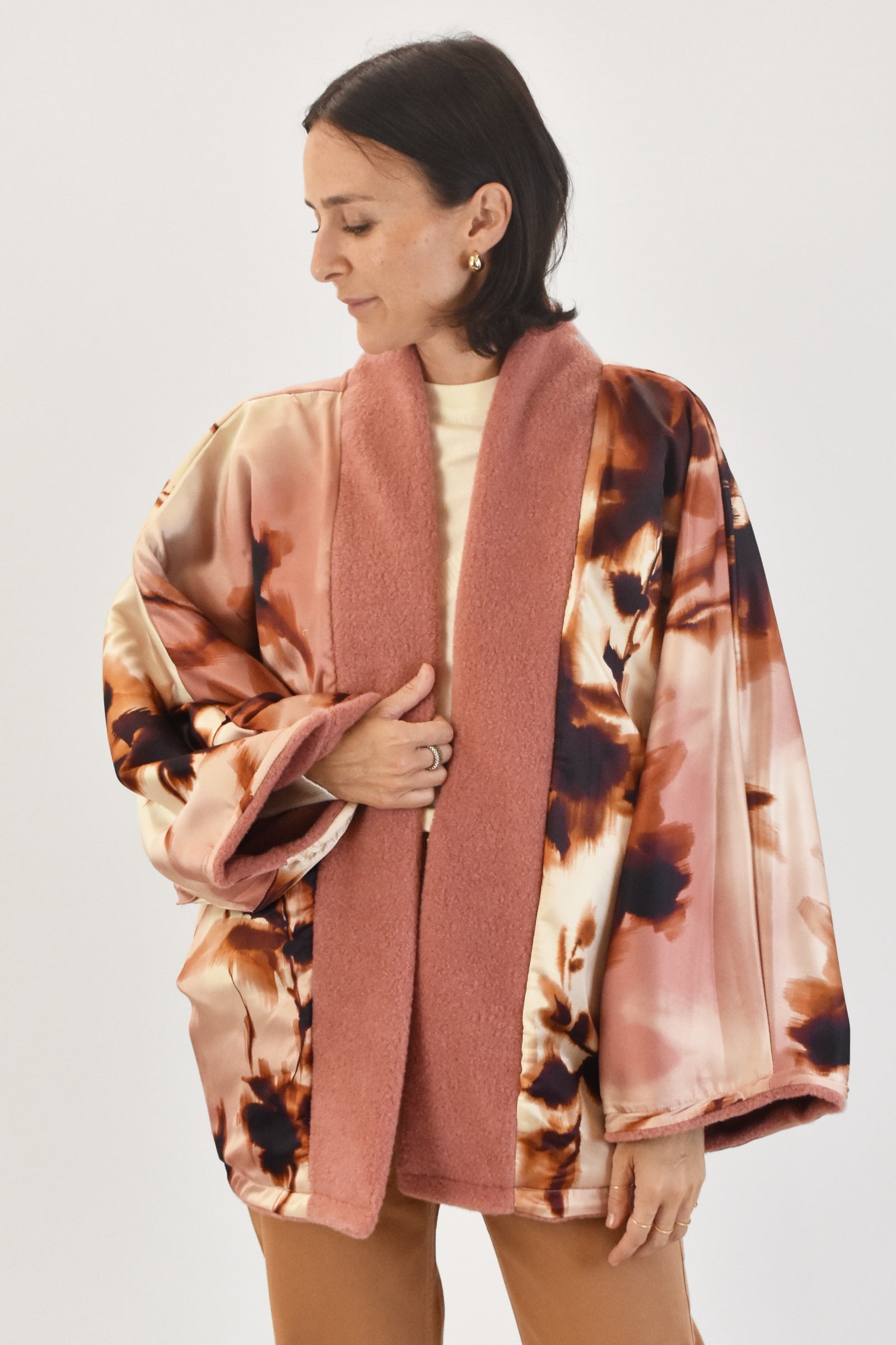 Bomber kimono reversibile