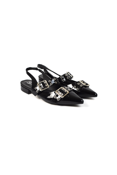 Ballerina buckle slingback