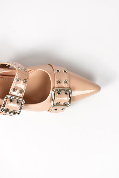 Ballerina buckle slingback