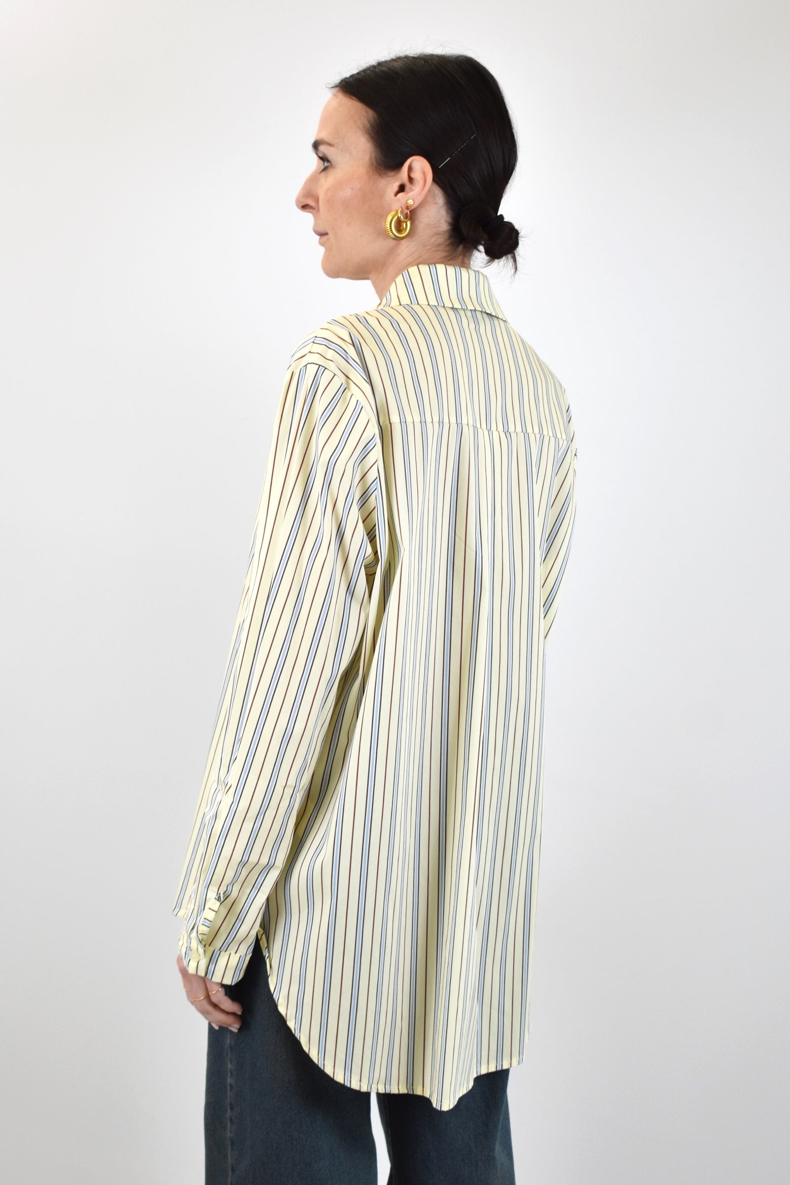 Camicia gessata over