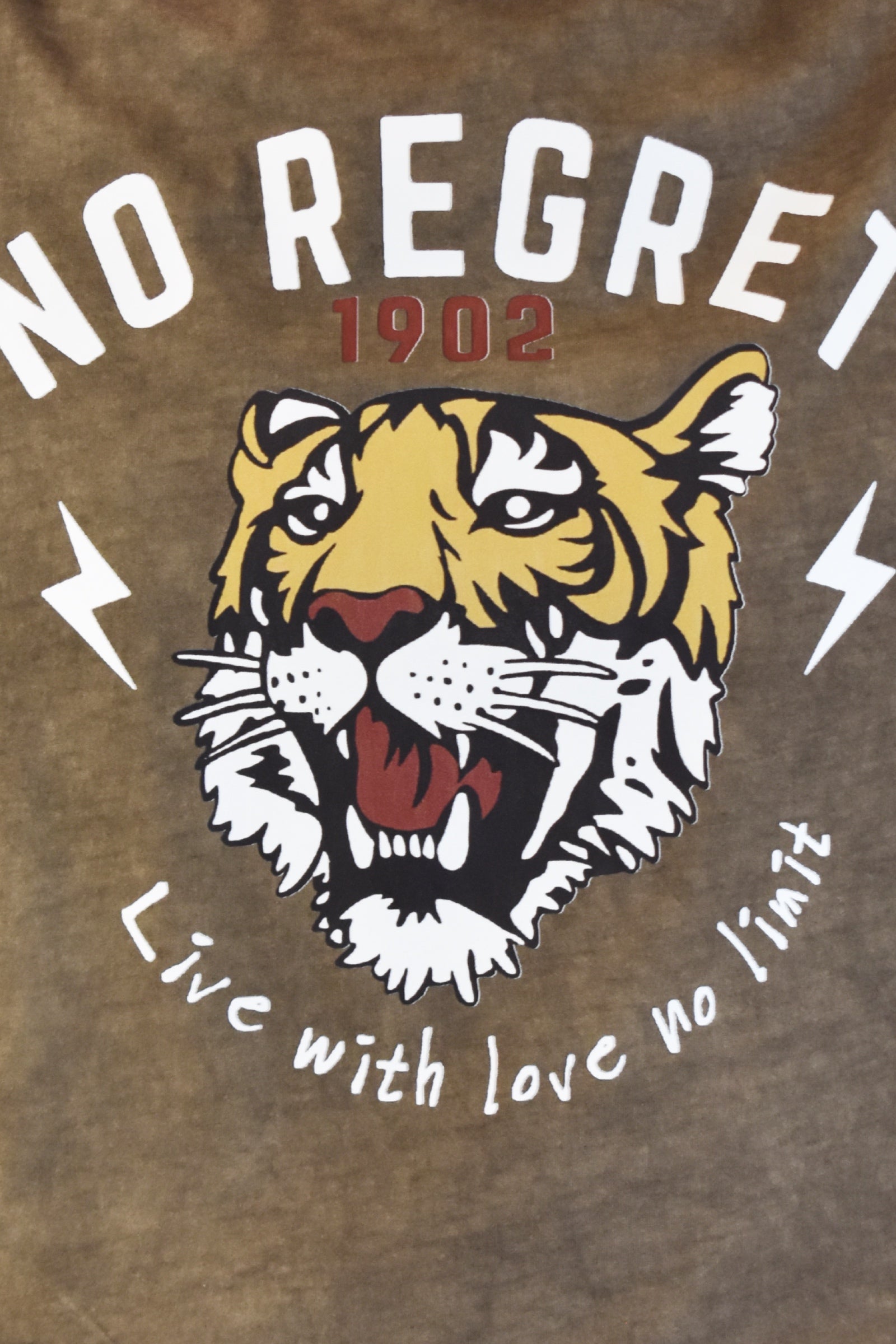 T-shirt tigre NO REGRET