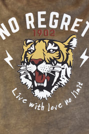 T-shirt tigre NO REGRET