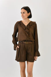 Camicia rouches