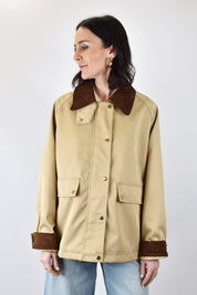 Giubbotto colletto velluto