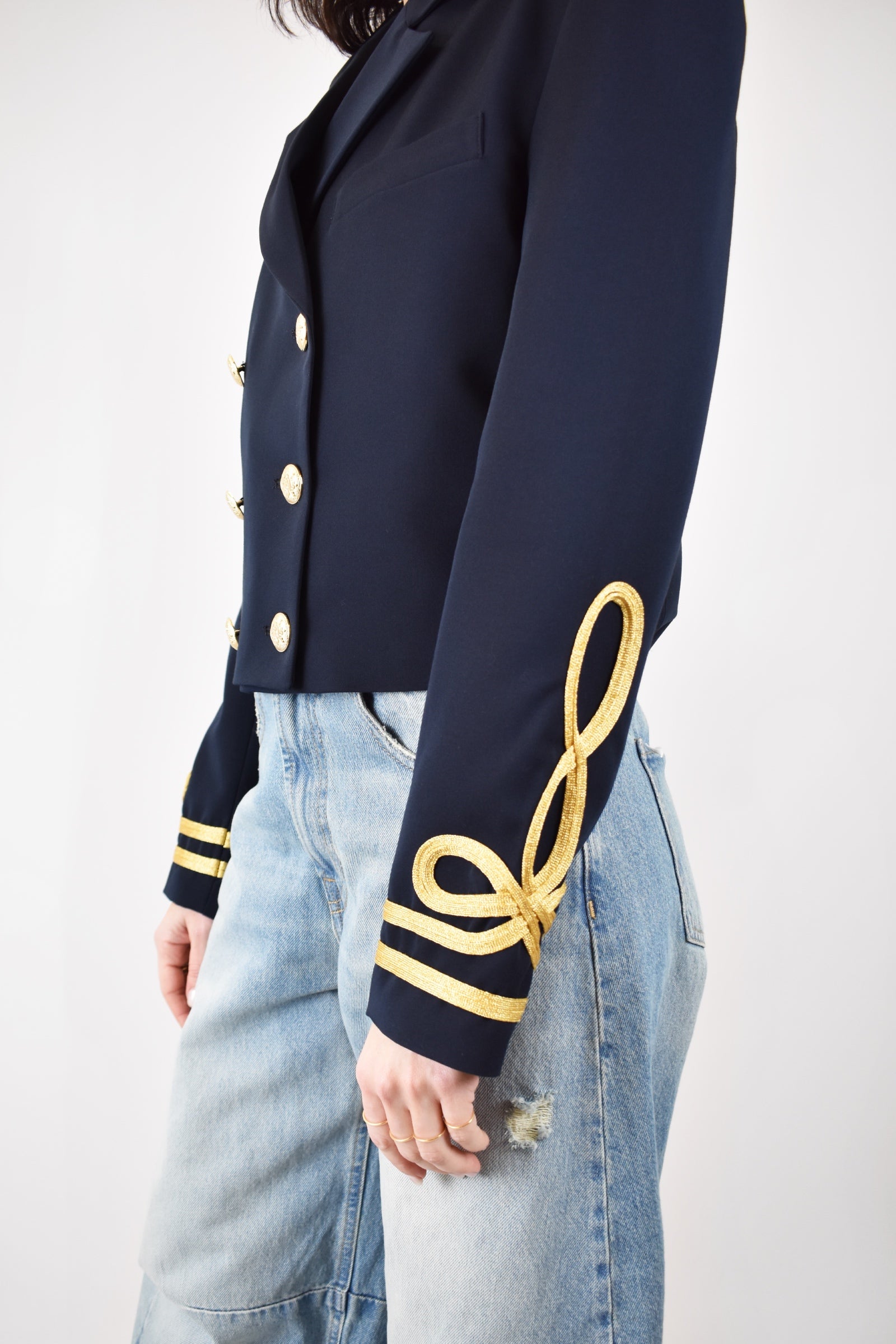 Giacca doppiopetto ricami