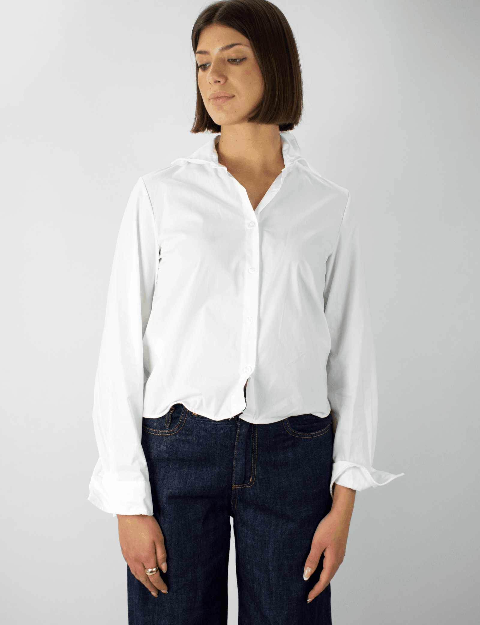 Camicia bordi strutturati