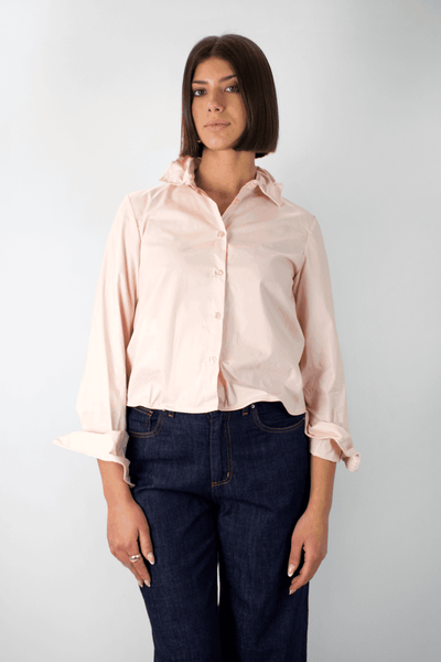 Camicia bordi strutturati