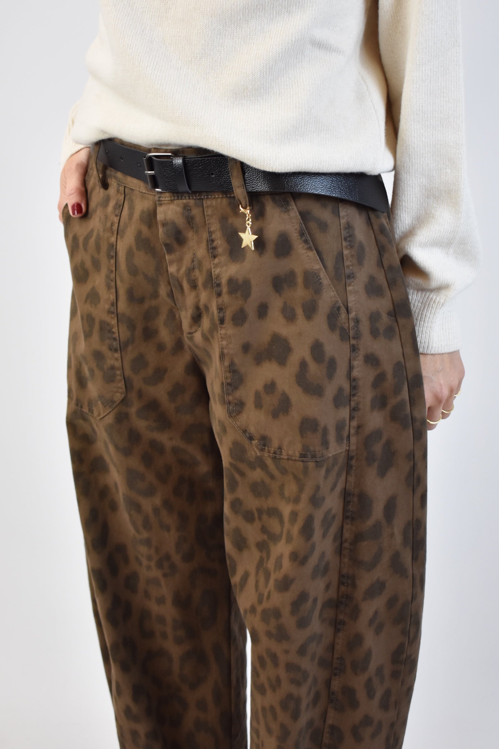 Pantalone ovetto maculato