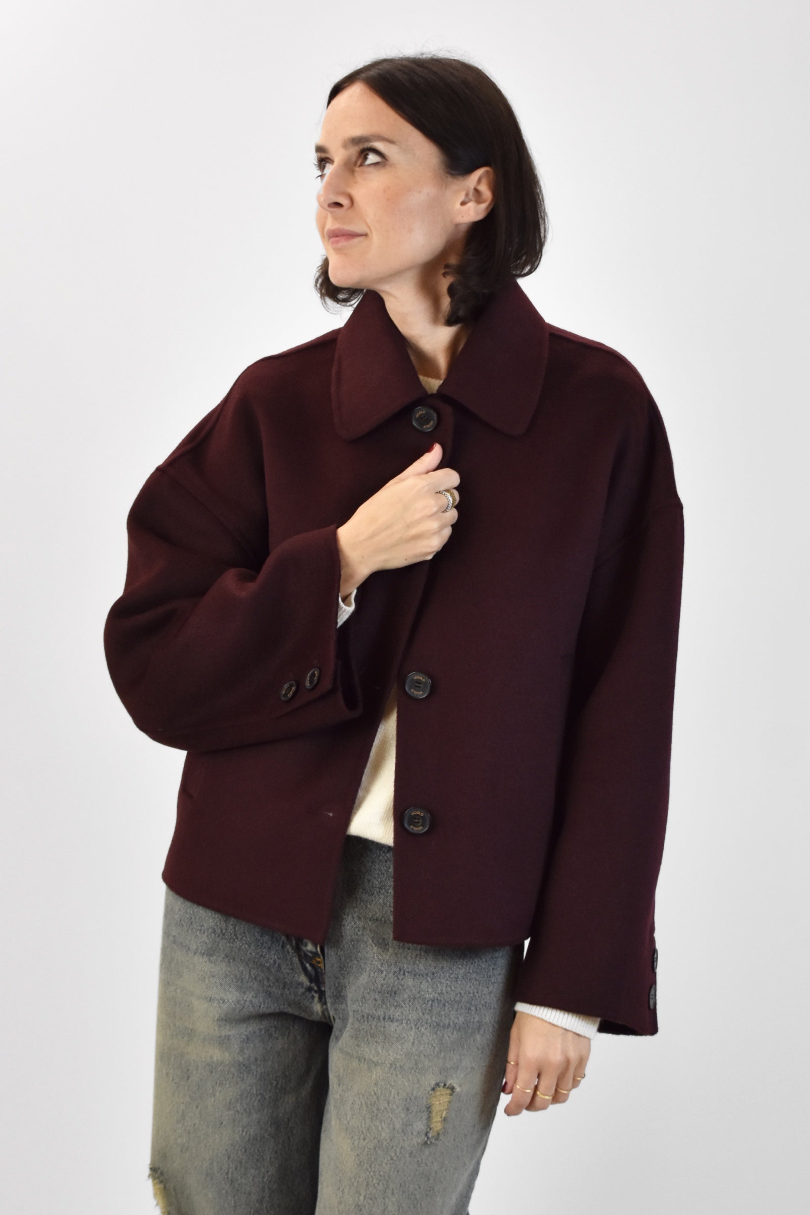 Cappotto corto handmade