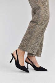 Décolleté slingback a punta