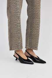 Décolleté slingback a punta