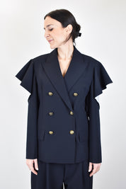 Giacca rouches spalle