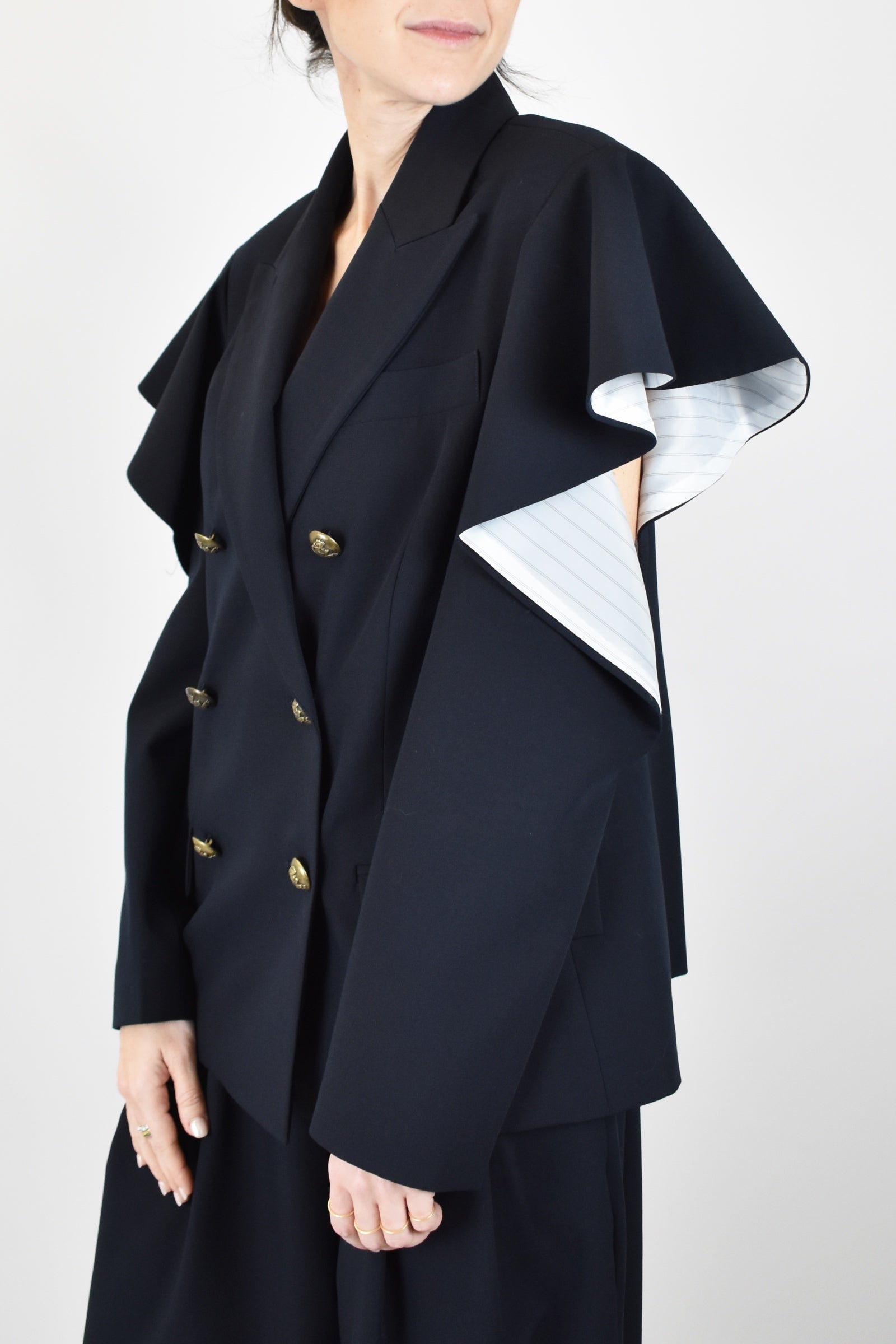 Giacca rouches spalle