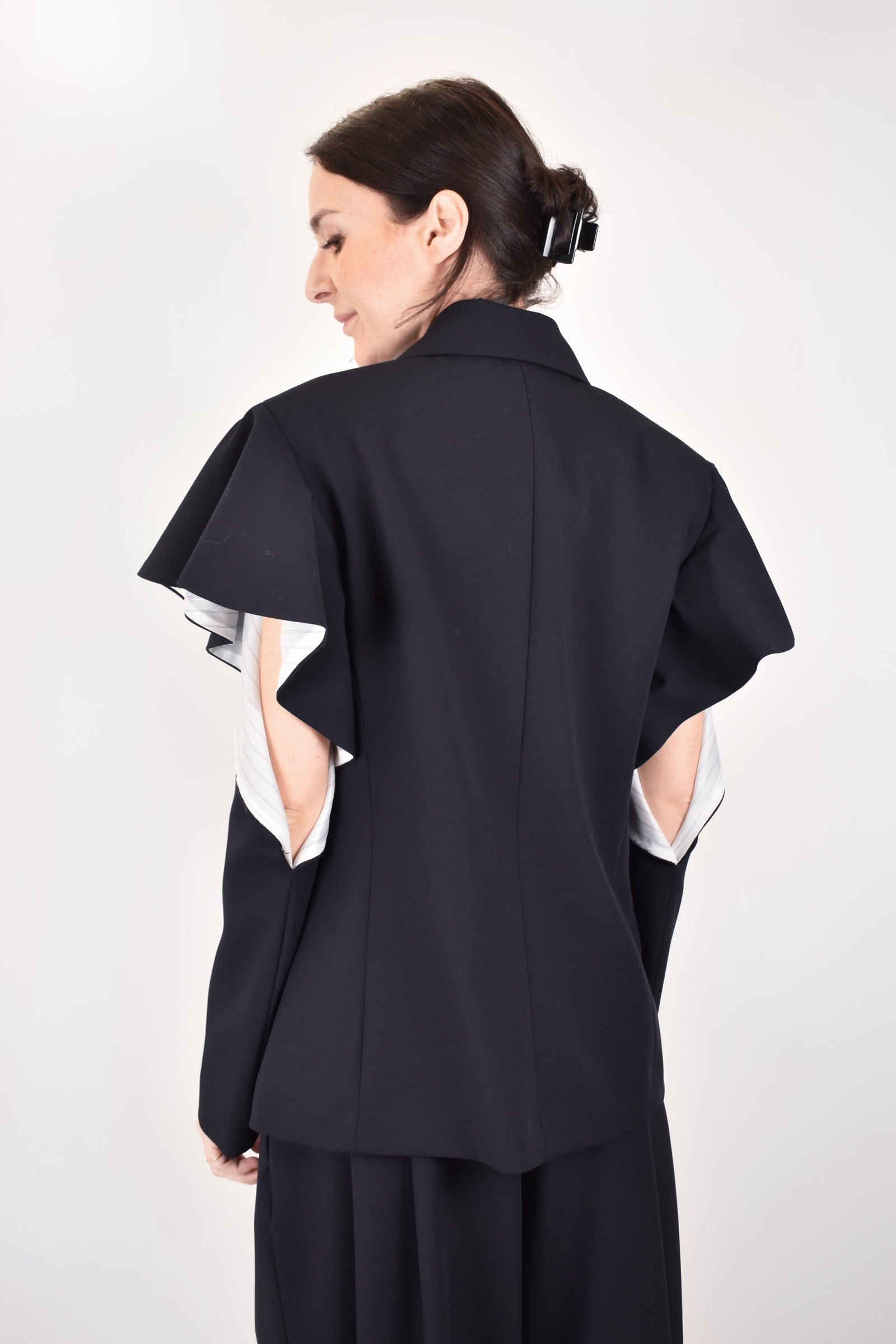 Giacca rouches spalle