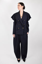 Giacca rouches spalle