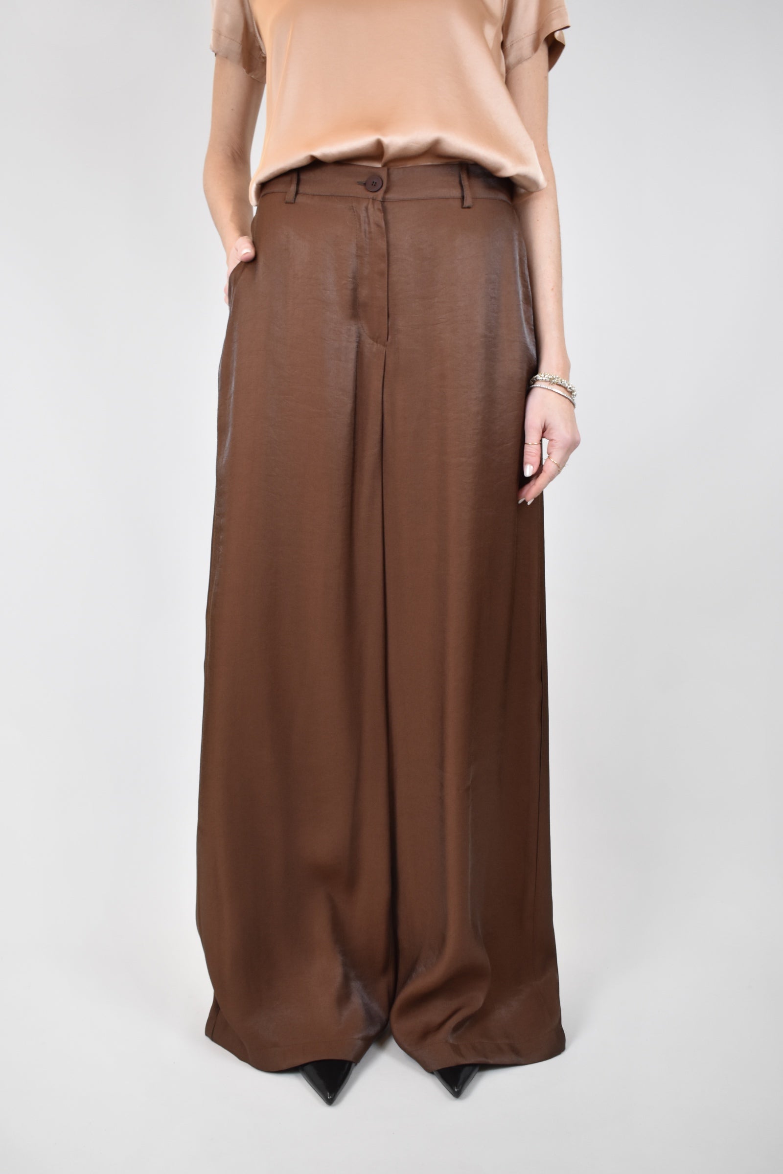 Pantalone fluido palazzo