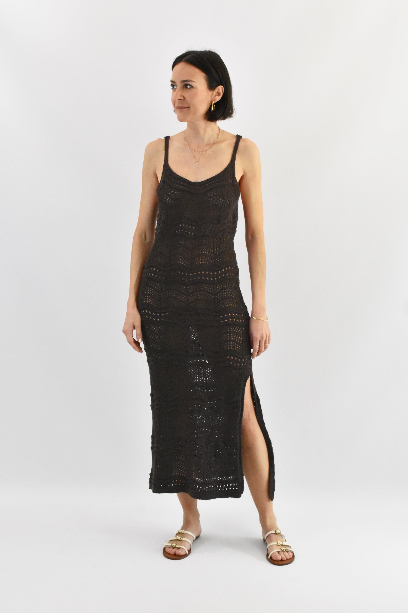 Abito lungo crochet