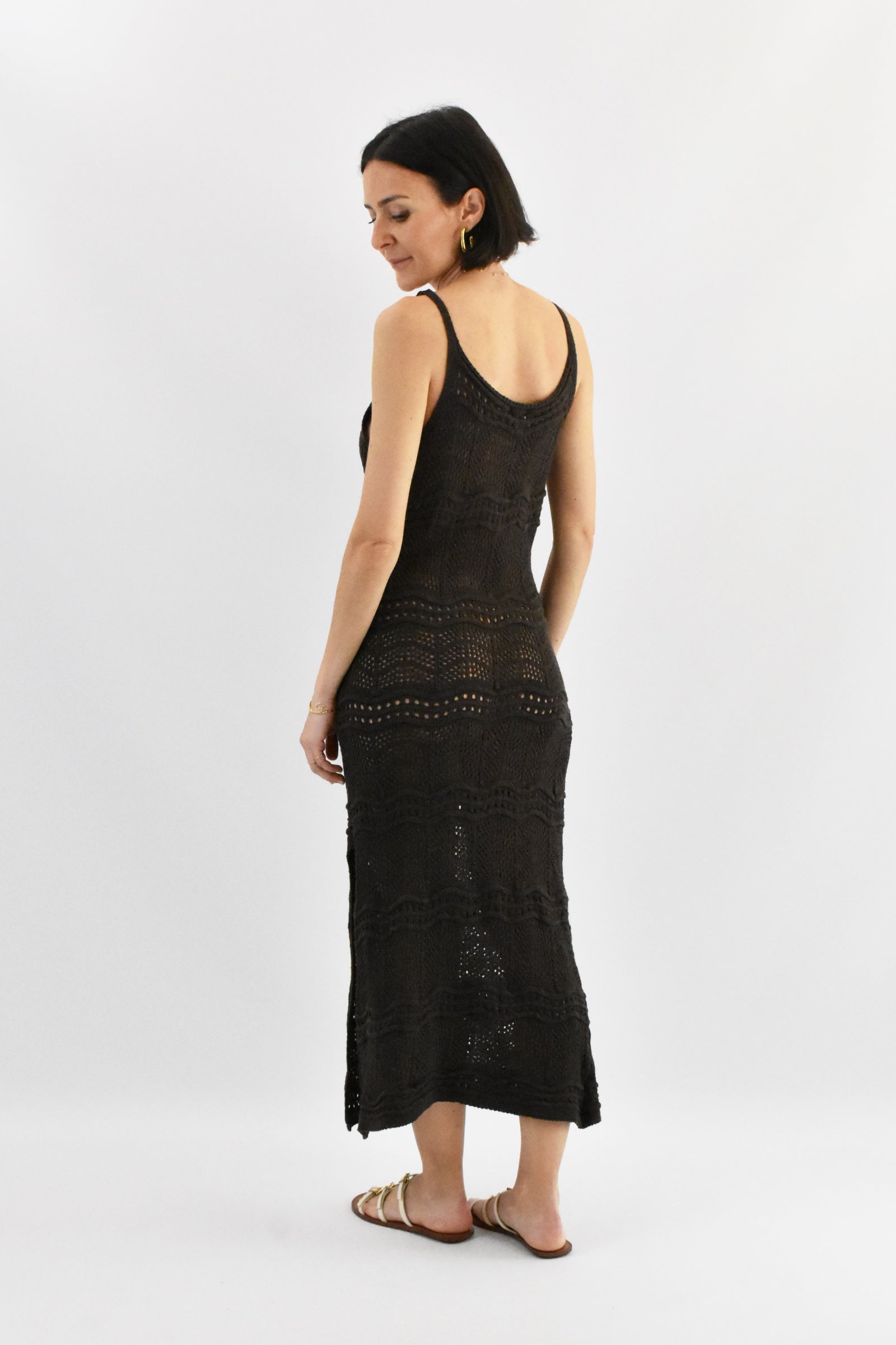 Abito lungo crochet