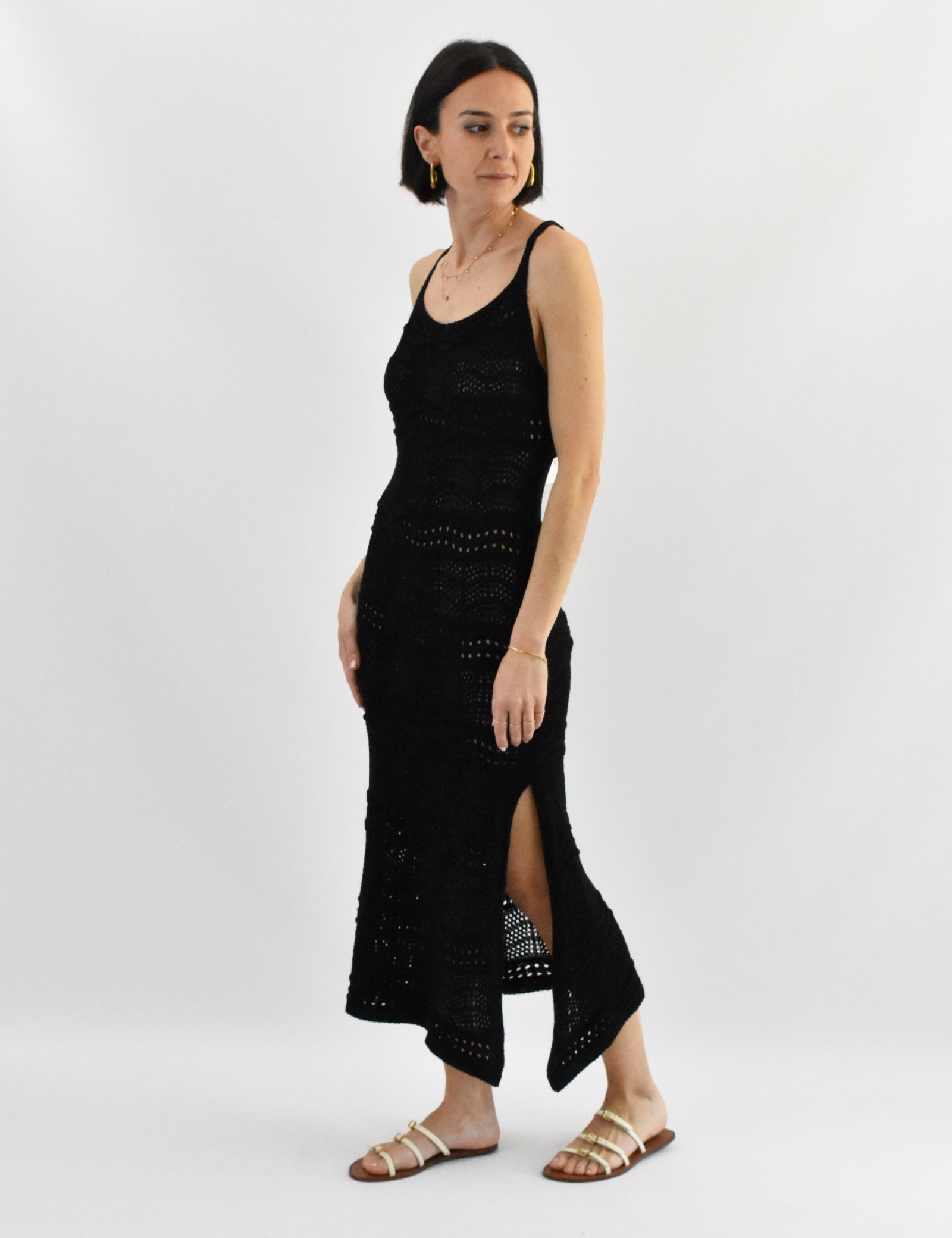 Abito lungo crochet