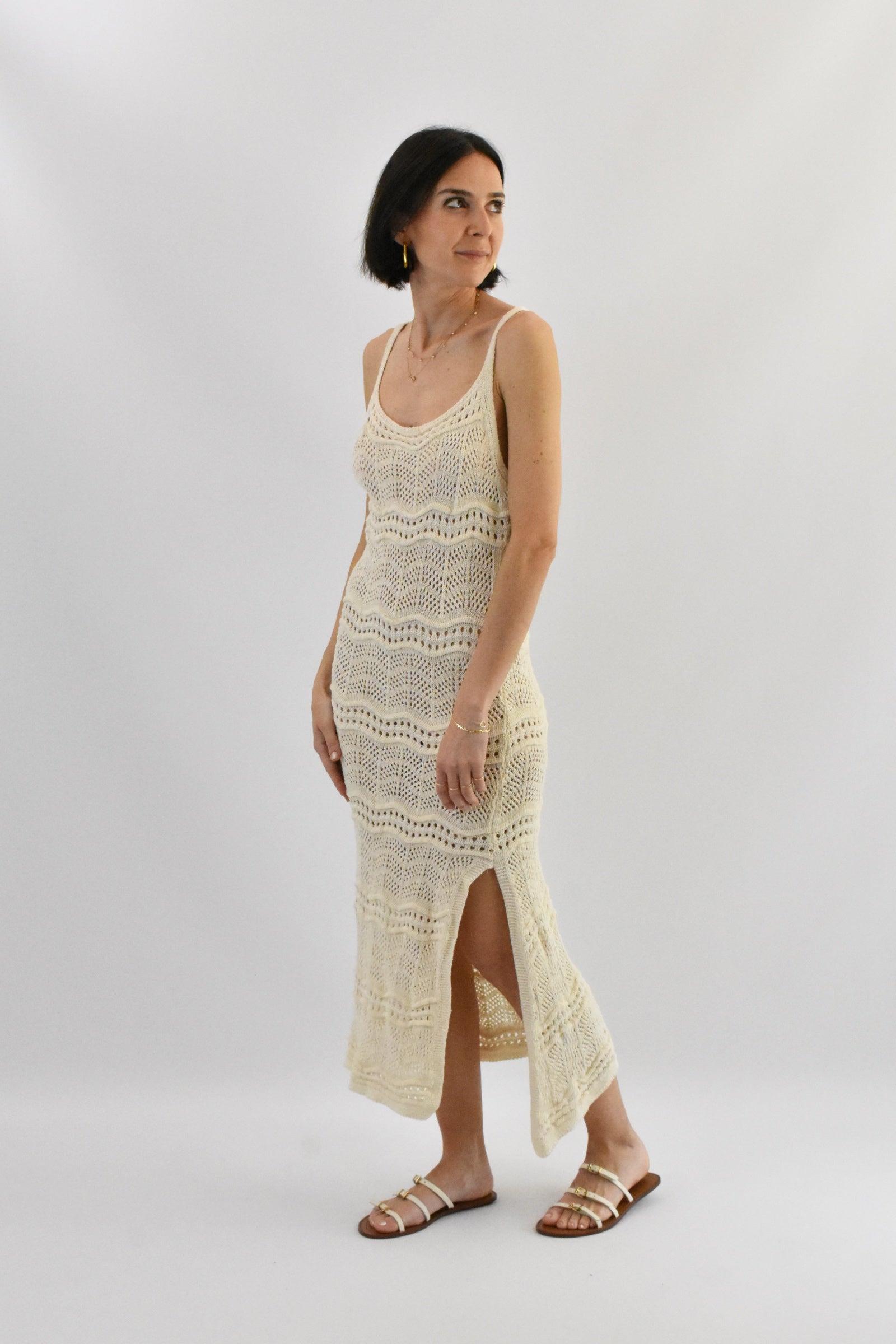 Abito lungo crochet