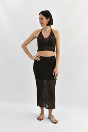 Set crochet top + gonna