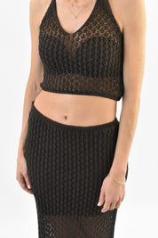 Set crochet top + gonna