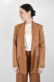 Giacca monopetto fluido