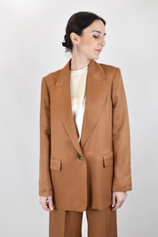 Giacca monopetto fluido