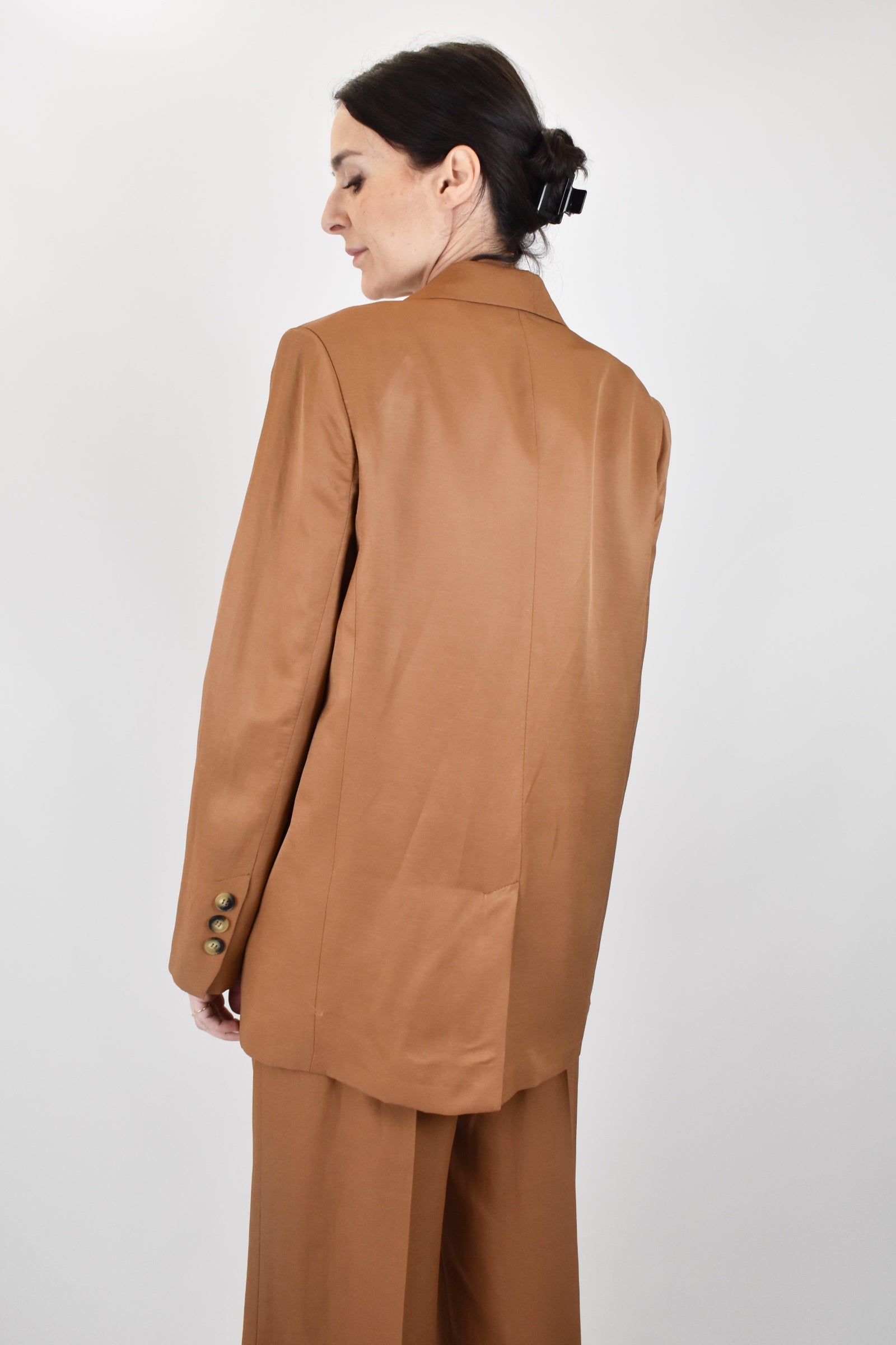 Giacca monopetto fluido