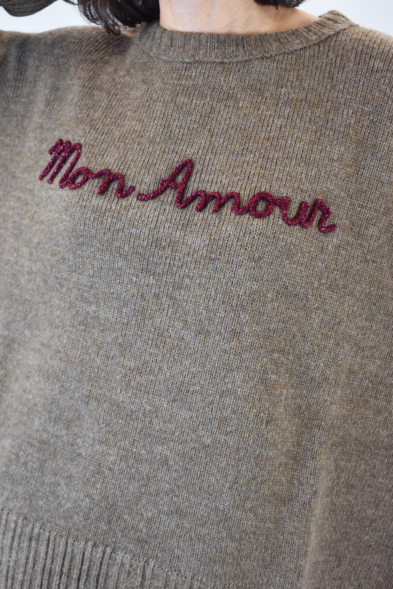 Maglia misto lana MON AMOUR